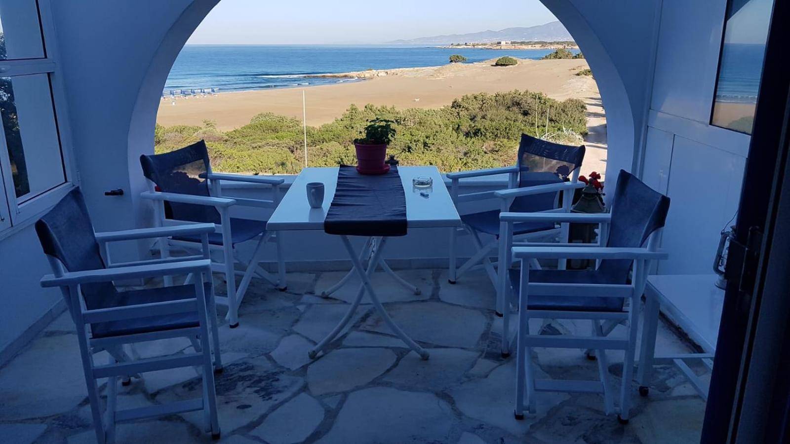 Appartement Haus Asterakia à Plage d'Aliko Extérieur photo